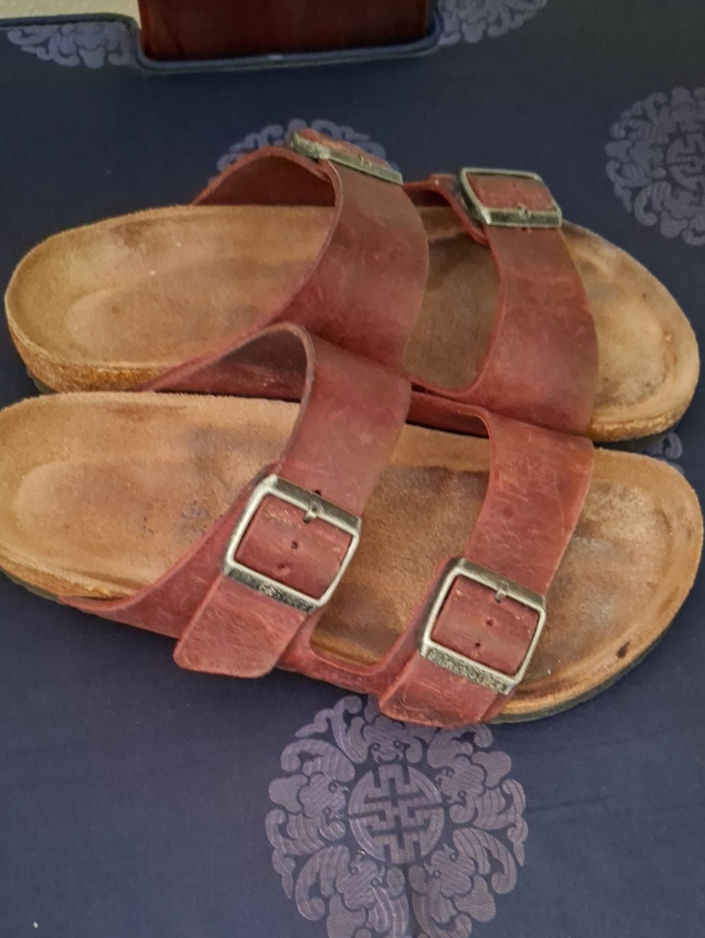 Birkenstocks Double-Buckle Slide Sandals